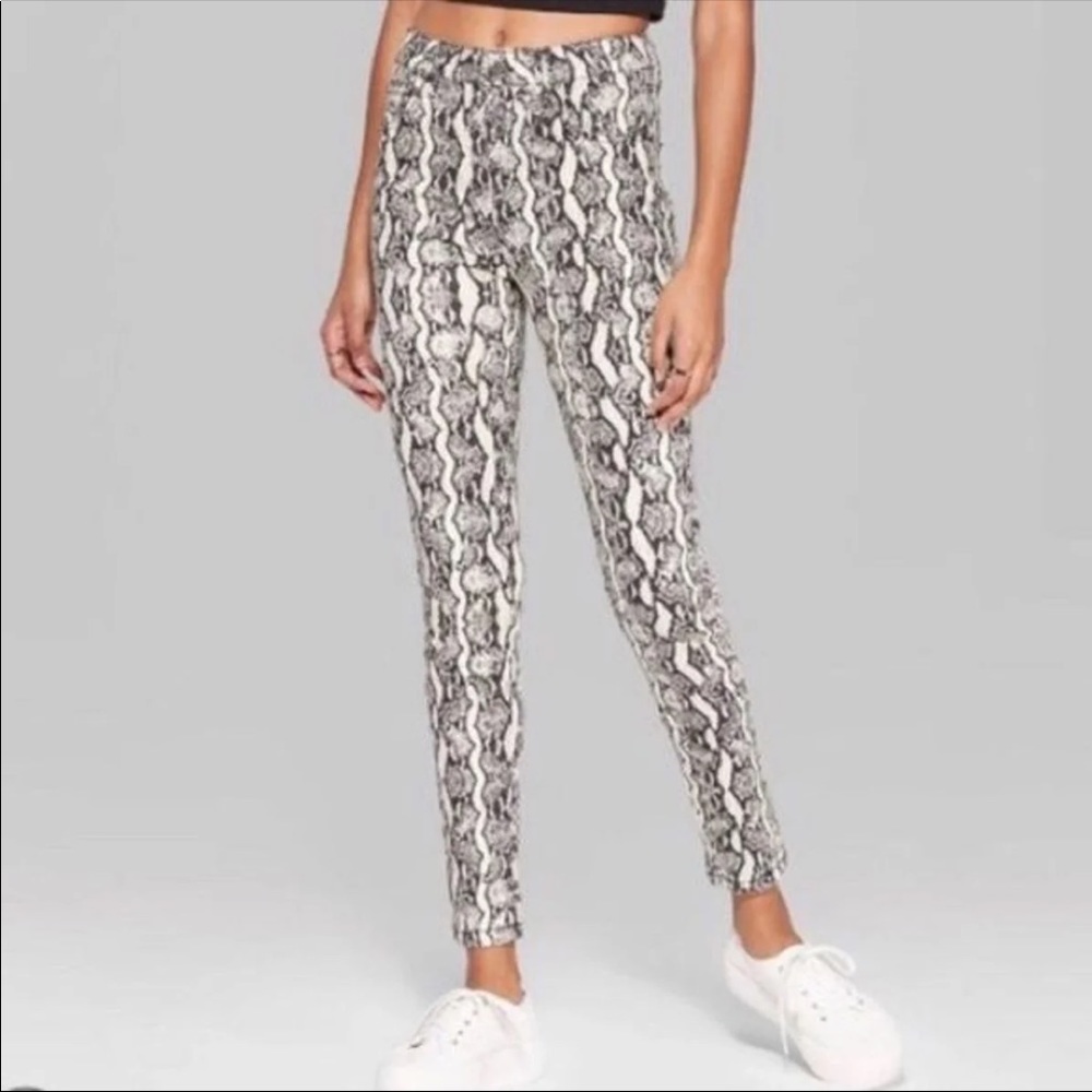 Snake Print Jeggings